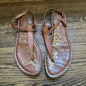Sam Edelman brown flat sandal